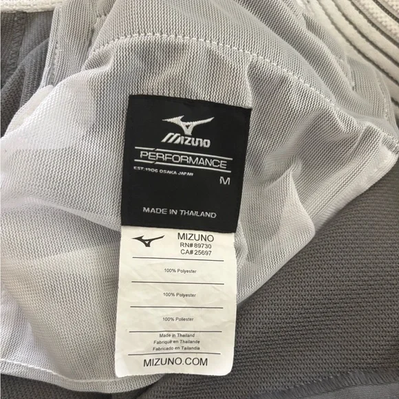 Mizuno Performance Baseball Pants Men’s Medium Gray Sports Pants Athleticwear - Picture 2 of 8